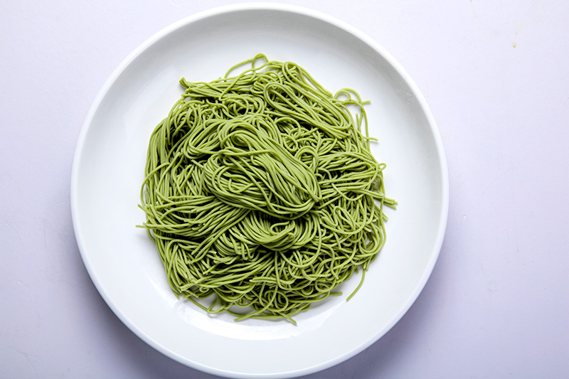 Spinach noodles