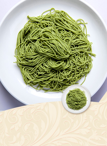 【Spinach noodles】
