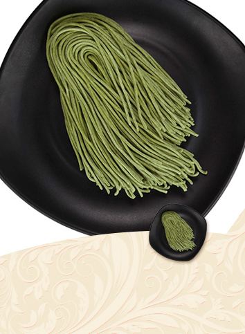 【Semi-dry noodles - spinach noodles】