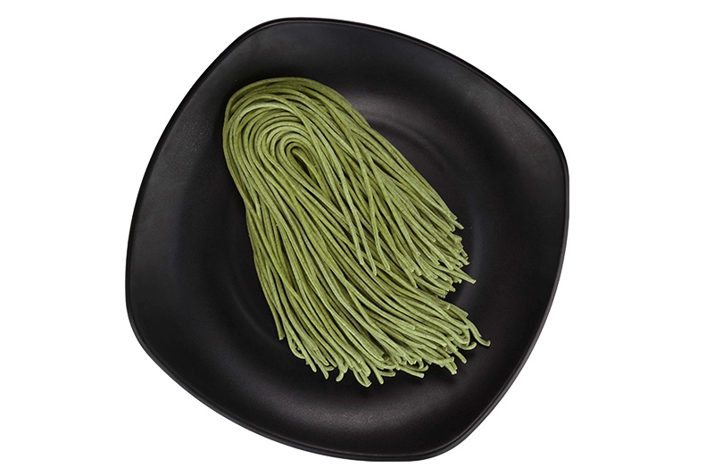 Semi-dry noodles - spinach noodles